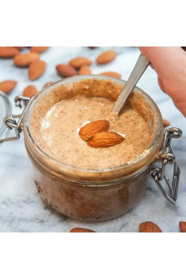 %100 Doğal Ve Katkısız Şekersiz Badem Ezmesi 1kg