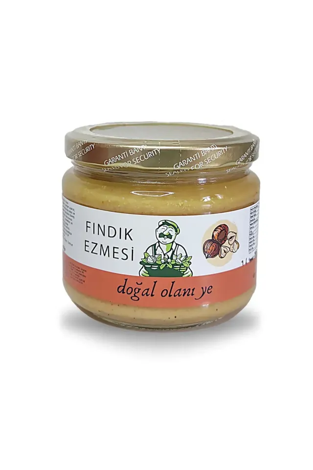 Şekersiz Fındık Ezmesi 300gr %100 Doğal Ve Katkısız